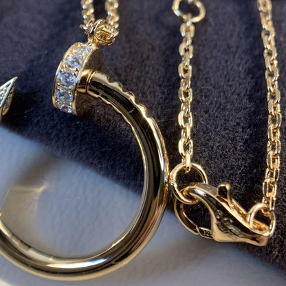 [Elite]JUSTE NECKLACE PINK GOLD