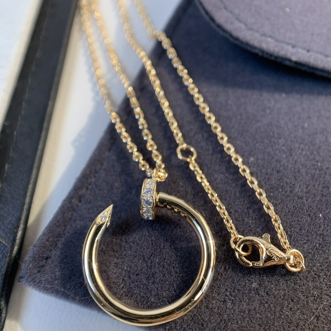 [Elite]JUSTE NECKLACE PINK GOLD
