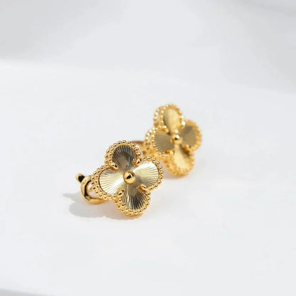 [Elite]CLOVER MEDIUM 1 MOTIFS LASER EARRINGS