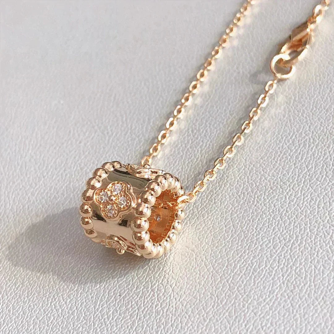 [Elite]PERLEE PEDANT NECKLACE GOLD / ROSE GOLD