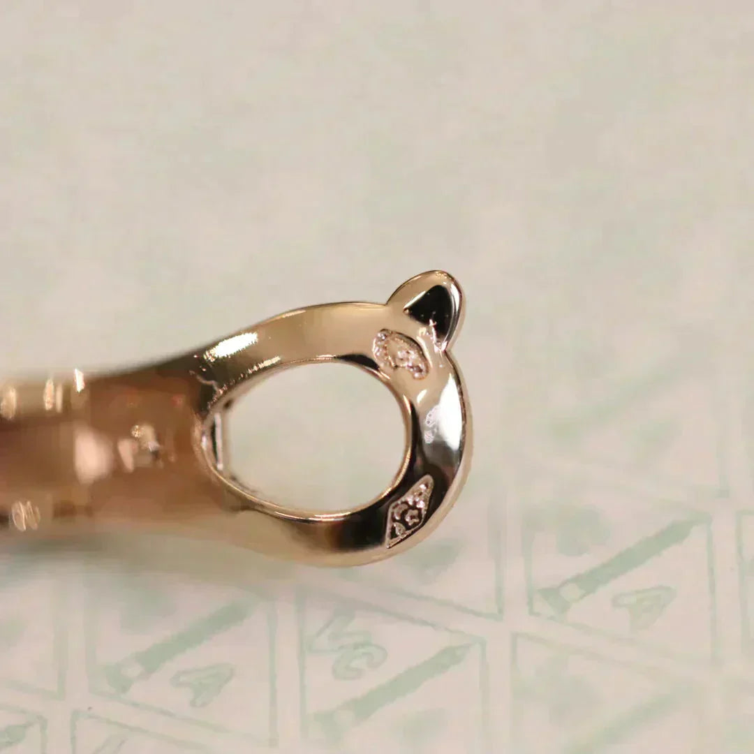 [Elite]CLOVER MEDIUM 1 MOTIFS FUll DIAMOND EARRINGS