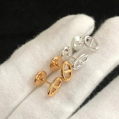 [Elite]CHAINE SMALL EARRINGS GOLD AND SILVER