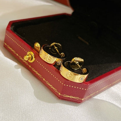[Elite]LOVE EARRINGS 5.7MM 2 DIAMONDS