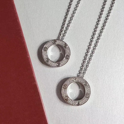 [Elite]LOVE NECKLACE ADJUSTABLE SILVER