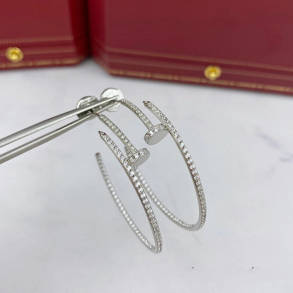 [Elite]JUSTE FULL DIAMOND LARGE EARRINGS