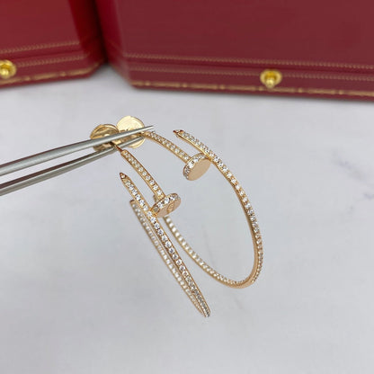 [Elite]JUSTE EARRINGS FULL DIAMONDS 1.8MM