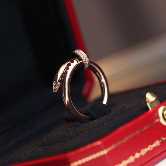 [Elite]JUSTE RING 2.65MM PINK GOLD DIAMOND