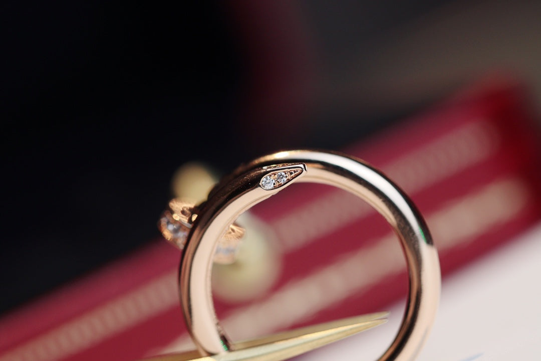 [Elite]JUSTE RING 2.65MM PINK GOLD DIAMOND
