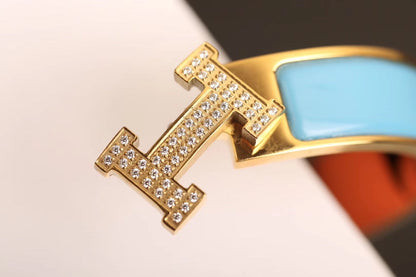 [Elite]H CLOUD BLUE BRACELET GOLD DIAMOND