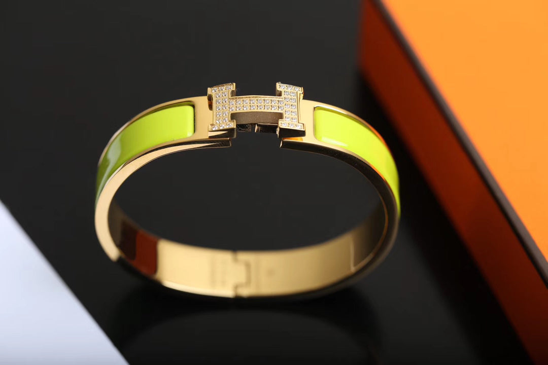 [Elite]H BRACELET GOLD DIAMOND