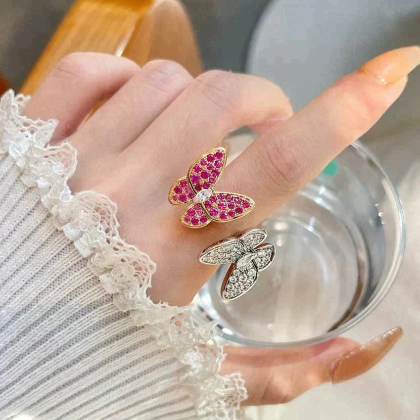 [Elite]TWIN BUTTERFLY DIAMOND RING