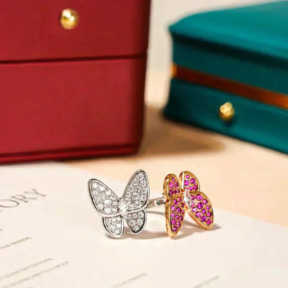 [Elite]TWIN BUTTERFLY DIAMOND RING