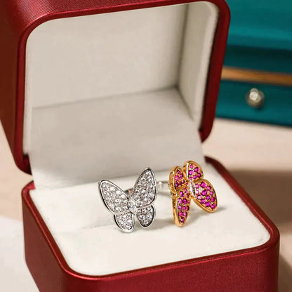 [Elite]TWIN BUTTERFLY DIAMOND RING