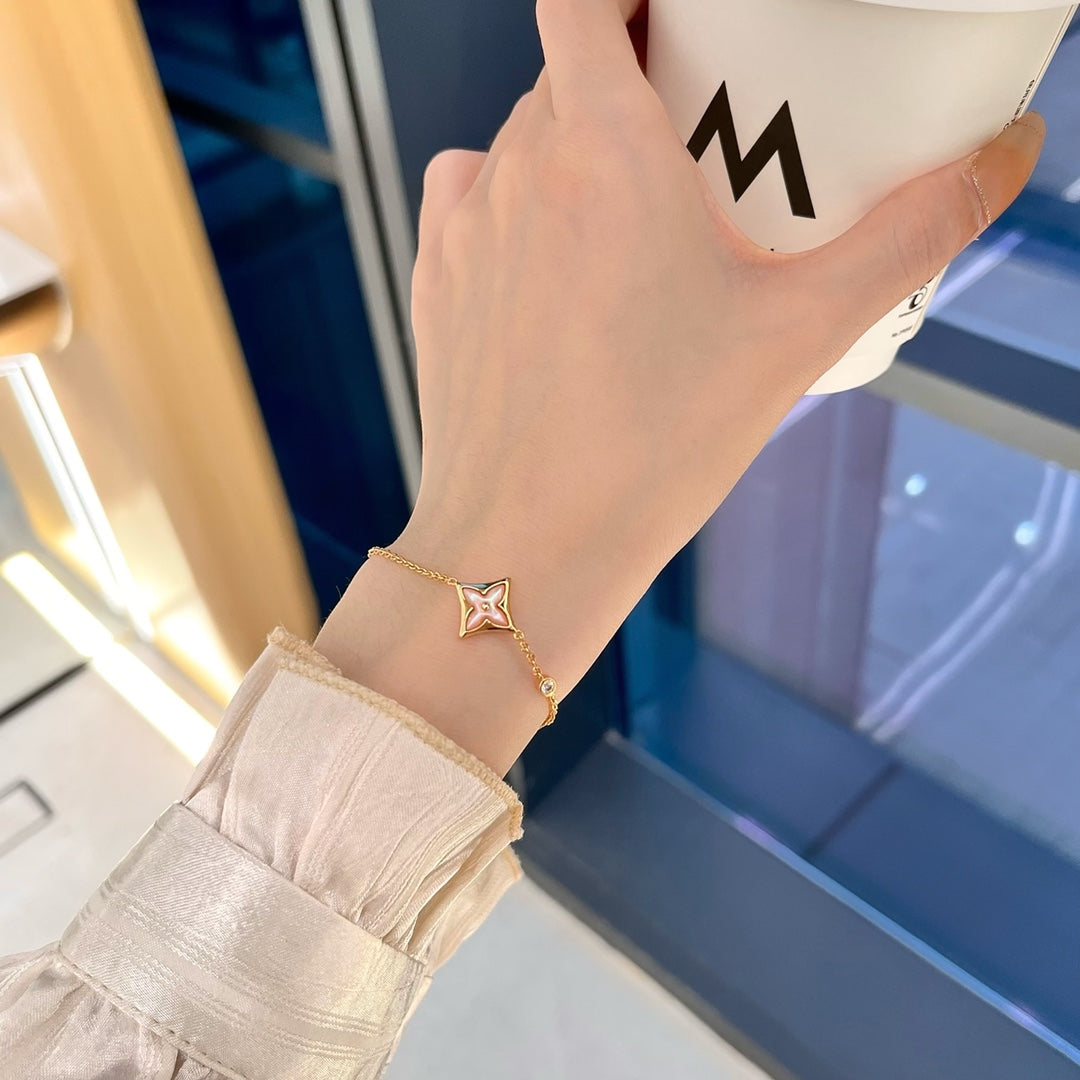 [Elite]STAR 1 DIAMOND PINK GOLD BRACELET