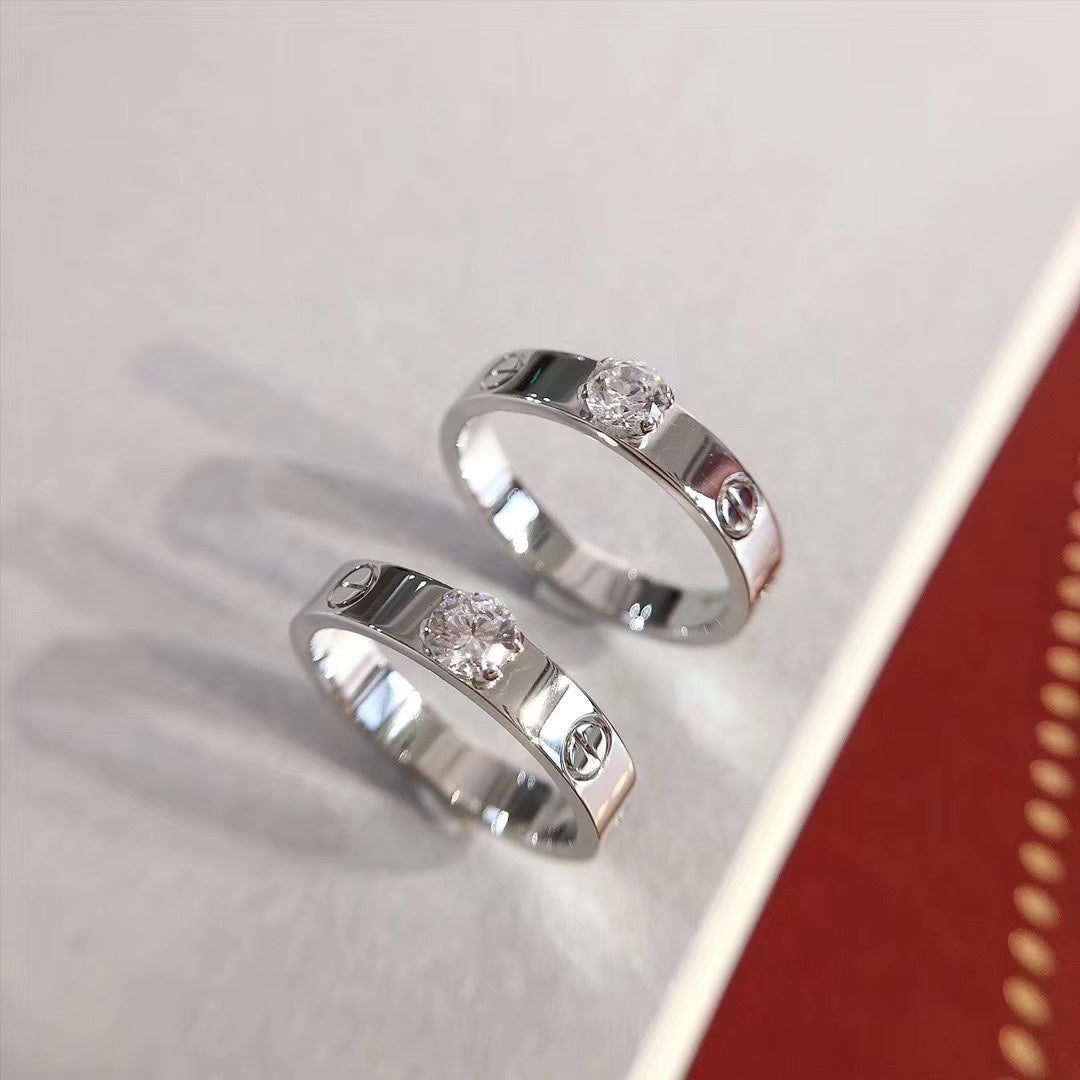[Elite]LOVE RING 3.6MM 1 BIG DIAMOND