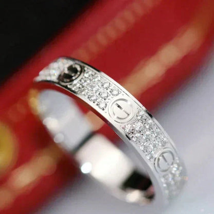[Elite]LOVE RING 3.6MM DIAMOND PAVED