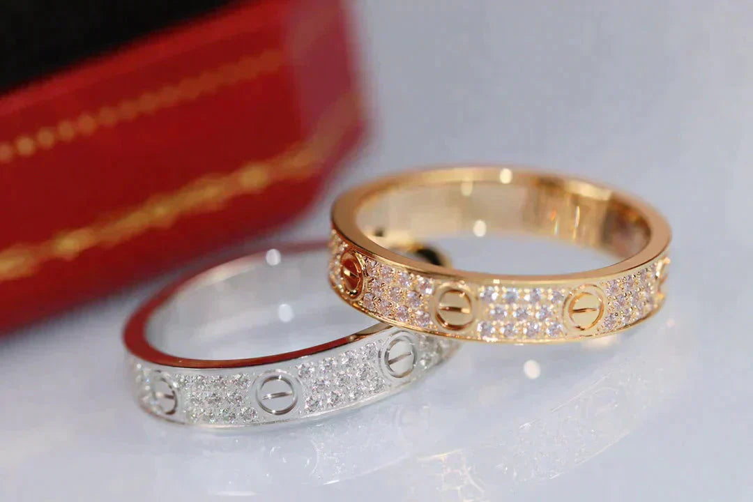 [Elite]LOVE RING 3.6MM DIAMOND PAVED