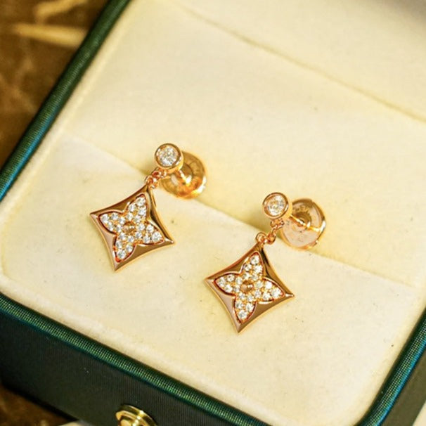 [Elite]STAR DIAMONDS EARRINGS GOLD