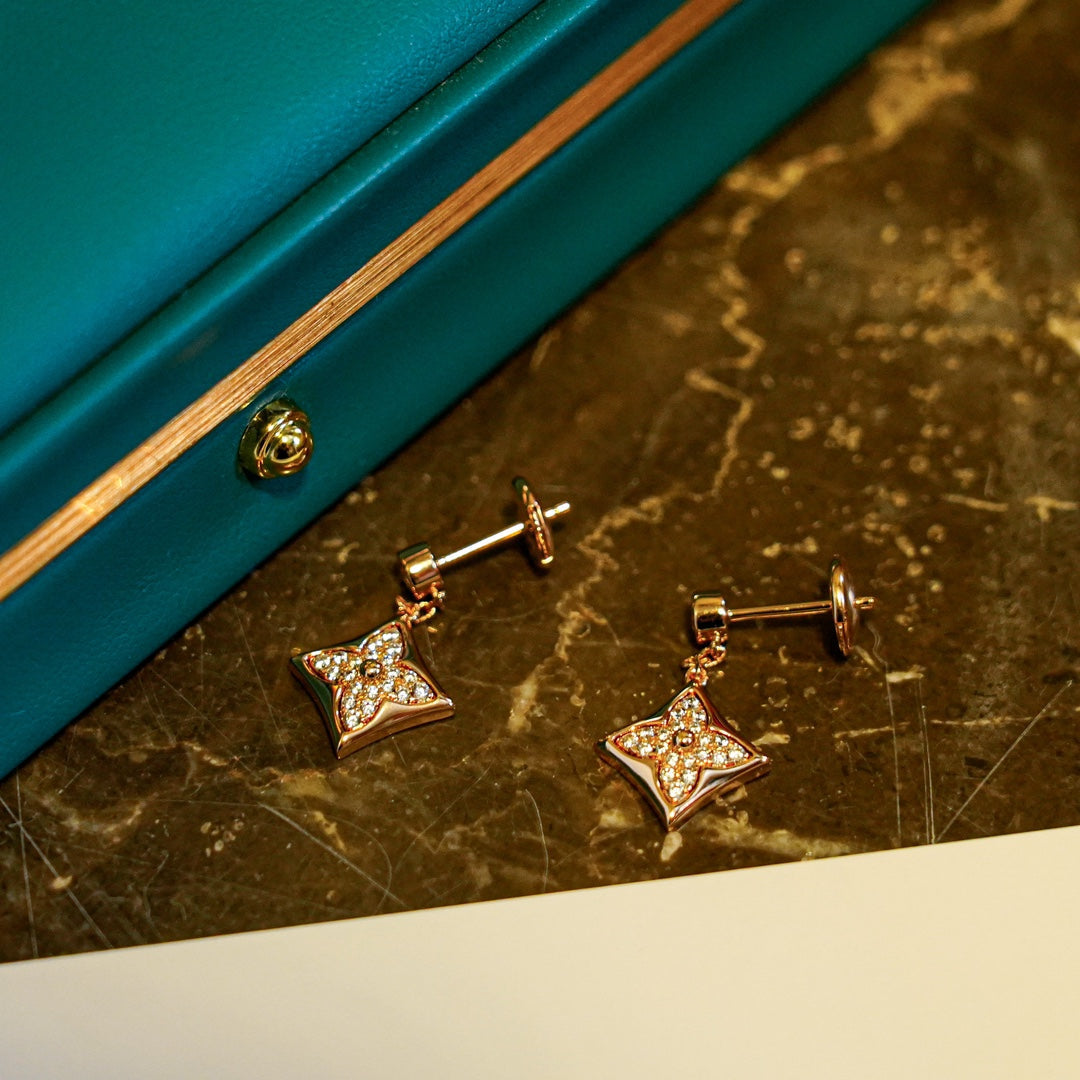 [Elite]STAR DIAMONDS EARRINGS GOLD
