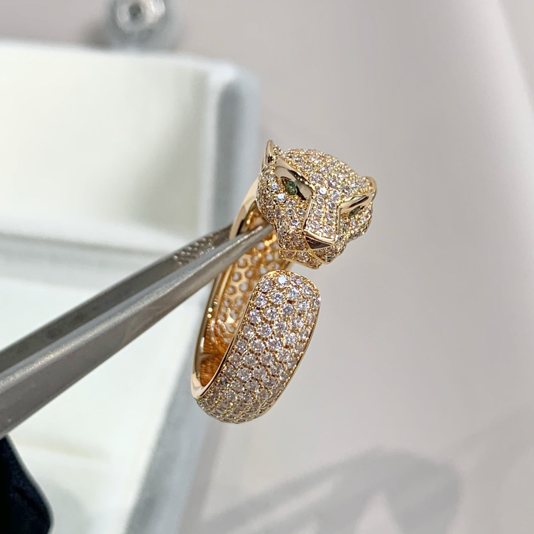 [Elite]PANTHERE PINK GOLD DIAMOND RING