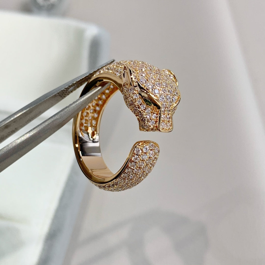 [Elite]PANTHERE PINK GOLD DIAMOND RING