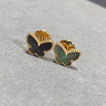 [Elite]BUTTERFLY DARK MOP  EARRINGS