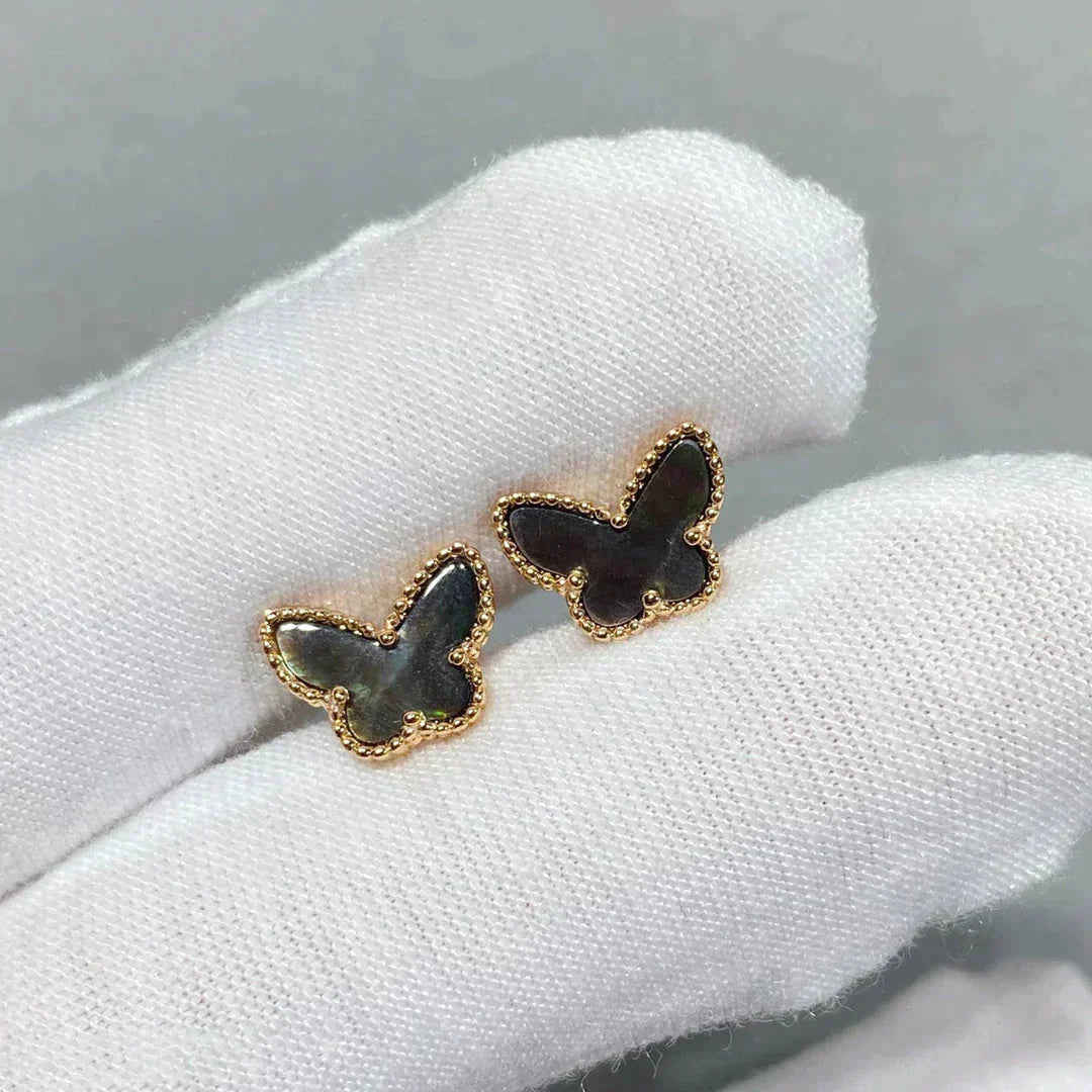 [Elite]BUTTERFLY DARK MOP  EARRINGS