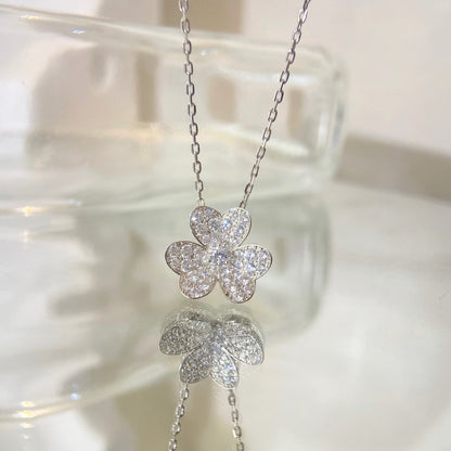 [Elite]FLOWER DIAMOND NECKLACE