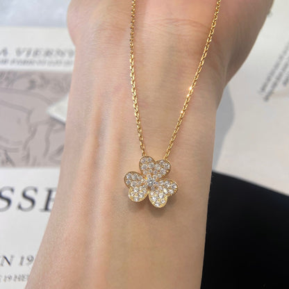 [Elite]FLOWER DIAMOND NECKLACE