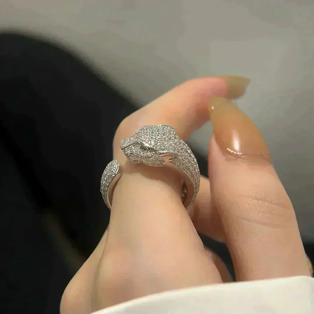 [Elite]PANTHERE 5.5MM ALL DIAMOND RING