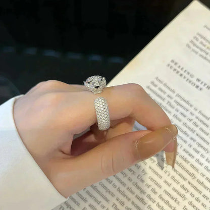 [Elite]PANTHERE 5.5MM ALL DIAMOND RING