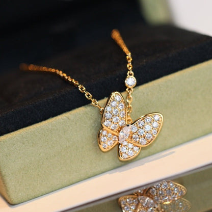 [Elite]BUTTERFLY DIAMOND NECKLACE