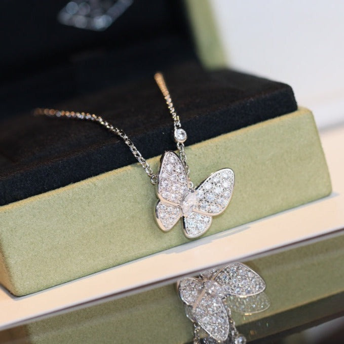 [Elite]BUTTERFLY DIAMOND NECKLACE