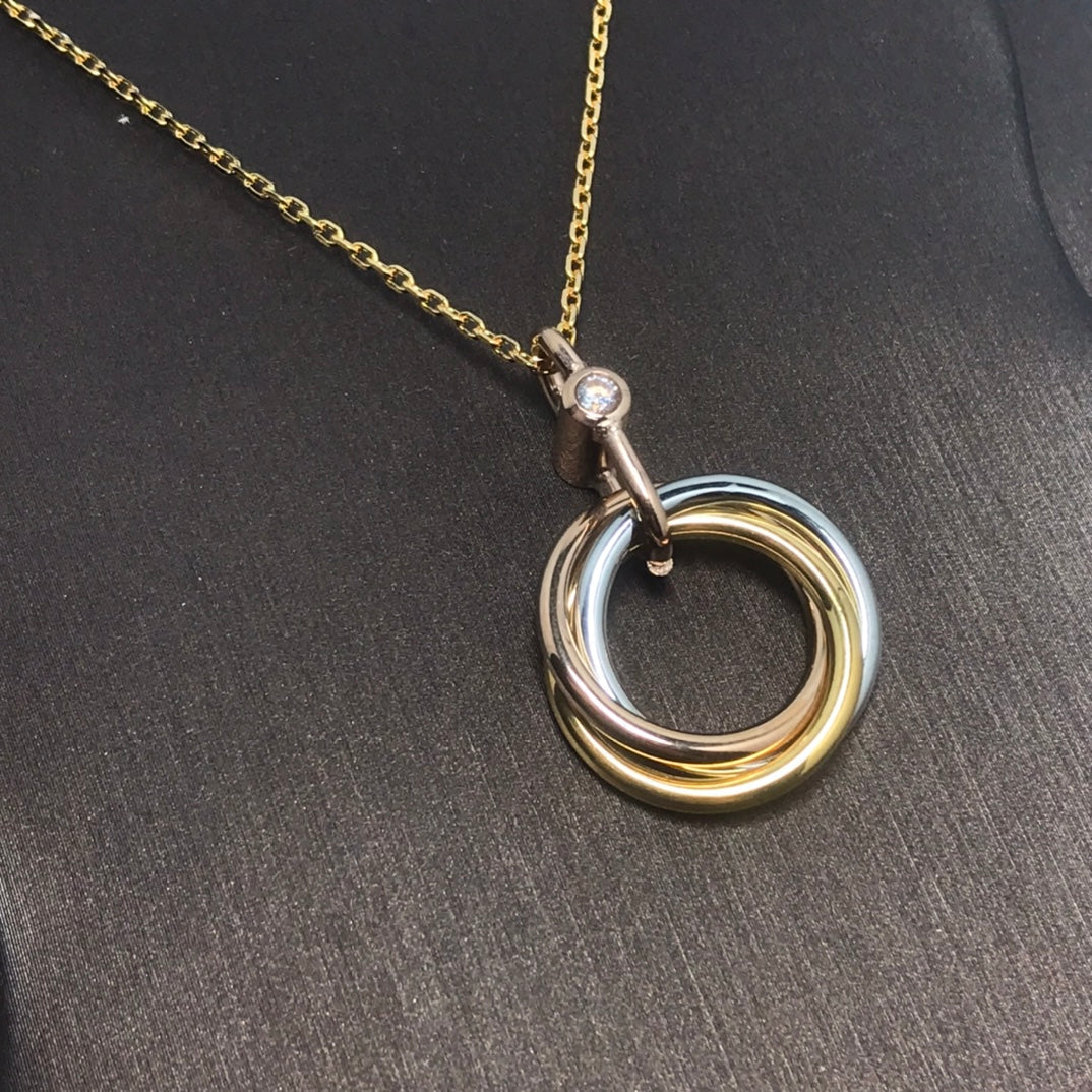 [Elite]TRINITY  NECKLACE 1 DIAMOND