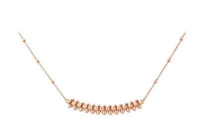[Elite]CLASH PINK GOLD NECKLACE