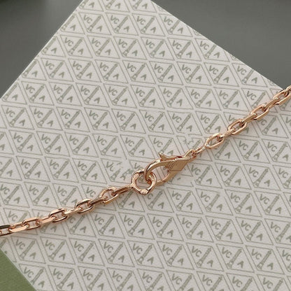 [Elite]LUCKY SPRING 15 MOTIFS ROSE GOLD NECKLACE