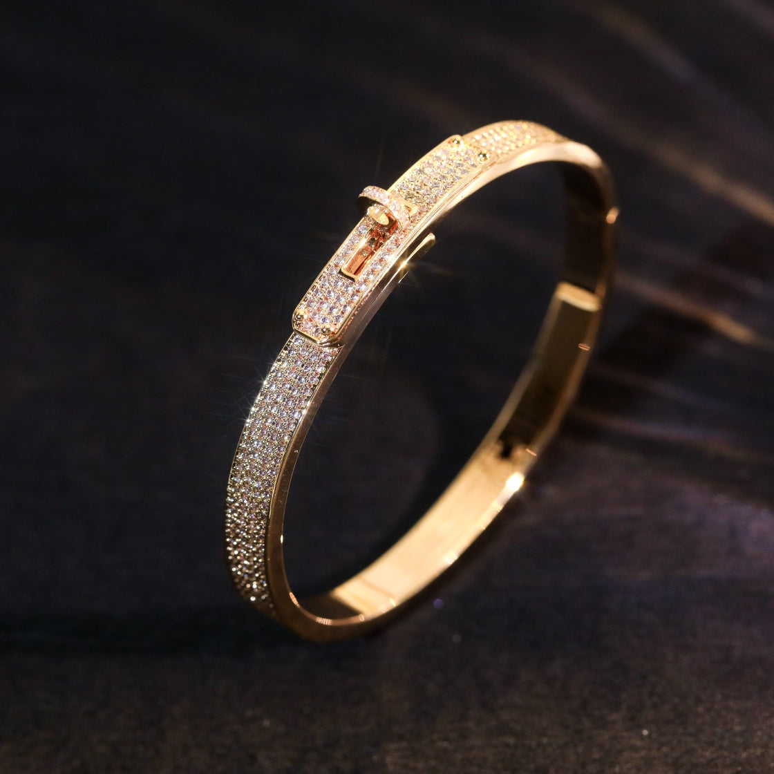 [Elite]KELLY BRACELET DIAMOND PAVED