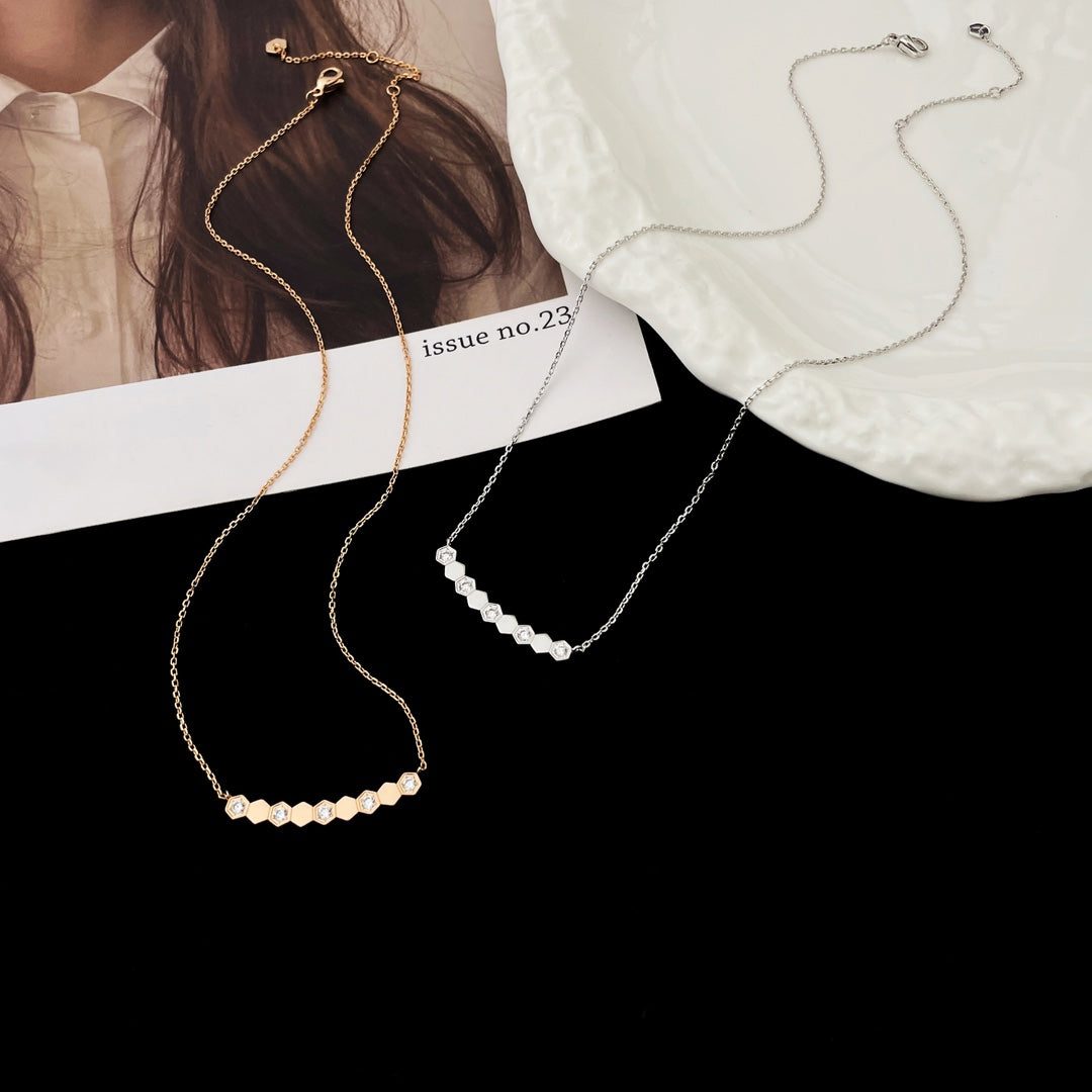 [Elite]BEE MY LOVE DIAMOND NECKLACE