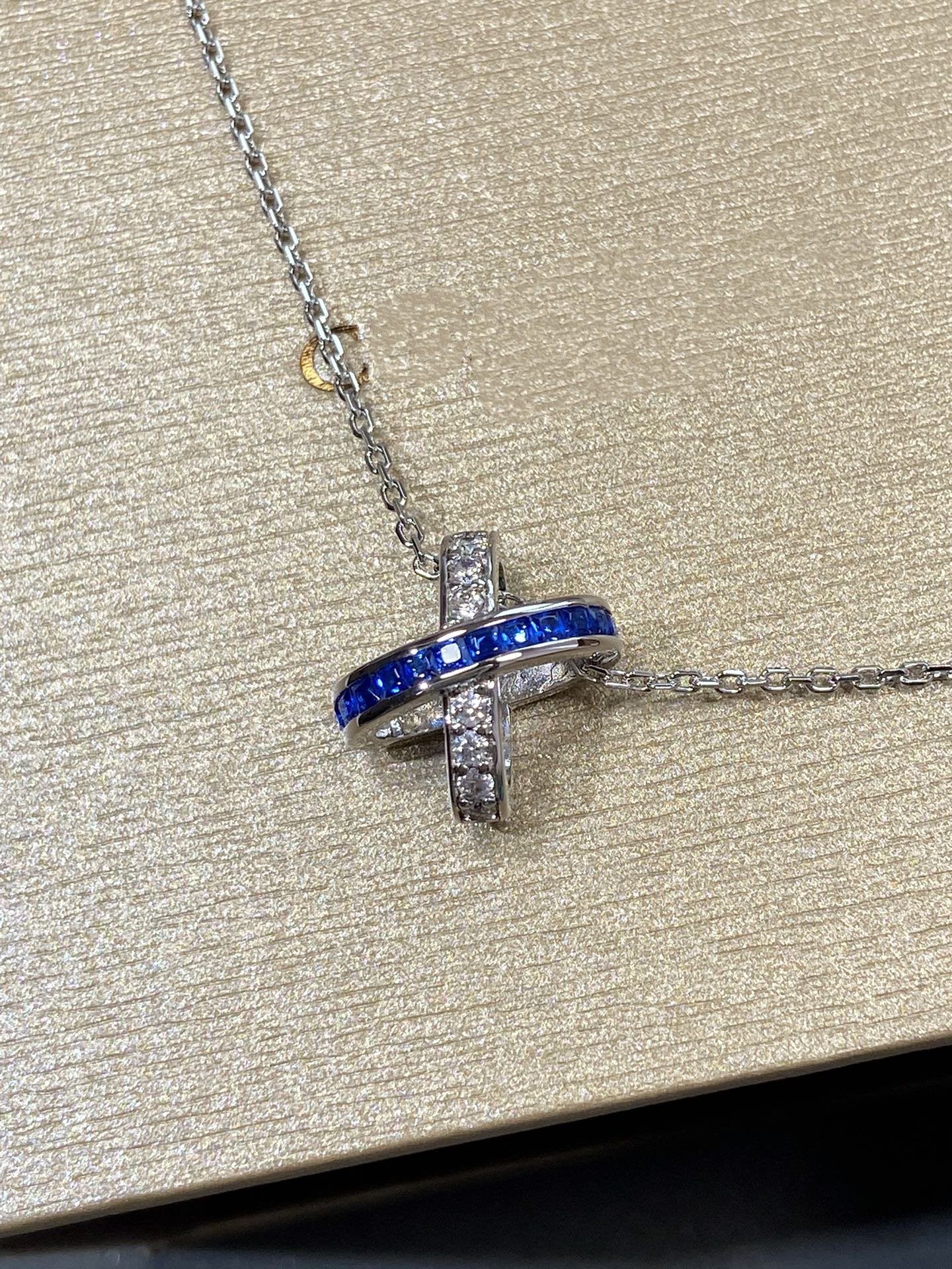 [Elite]LIENS DIAMOND SILVER NECKLACE