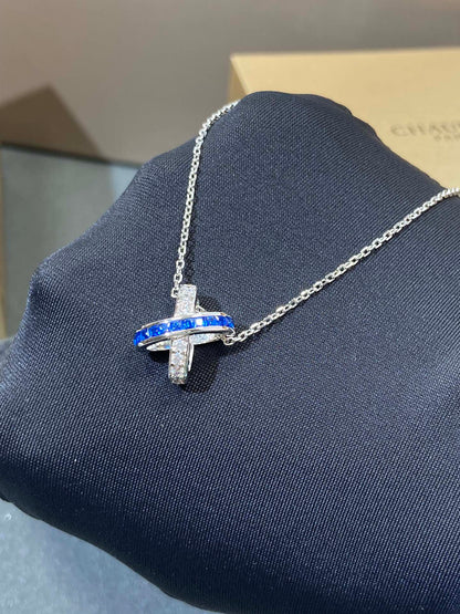 [Elite]LIENS DIAMOND SILVER NECKLACE