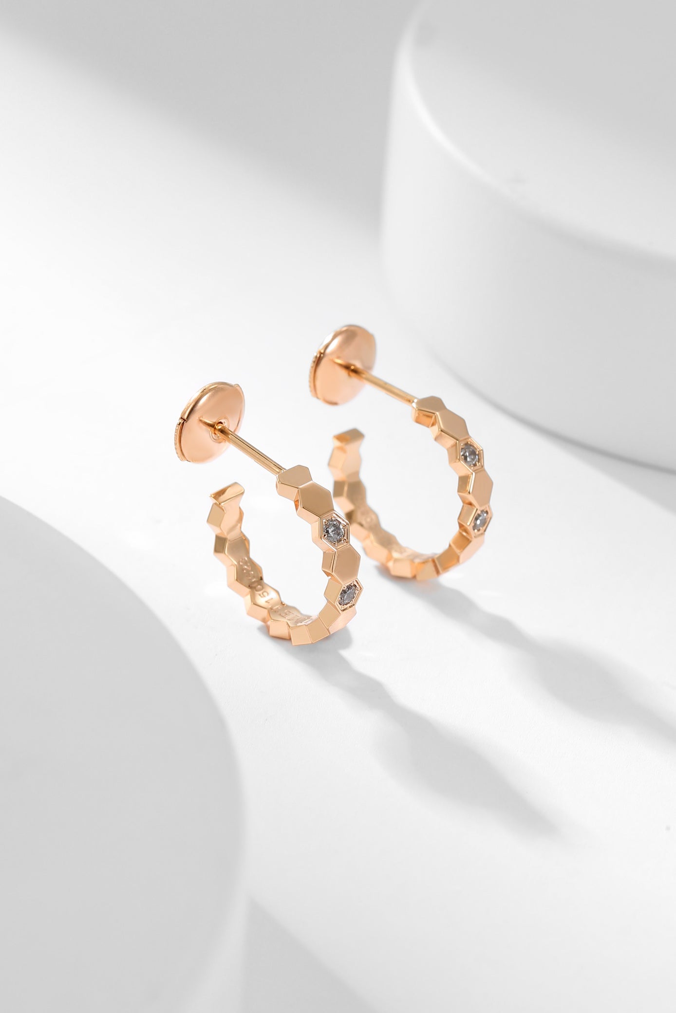 [Elite]BEE LOVE DIAMOND HOOP EARRINGS