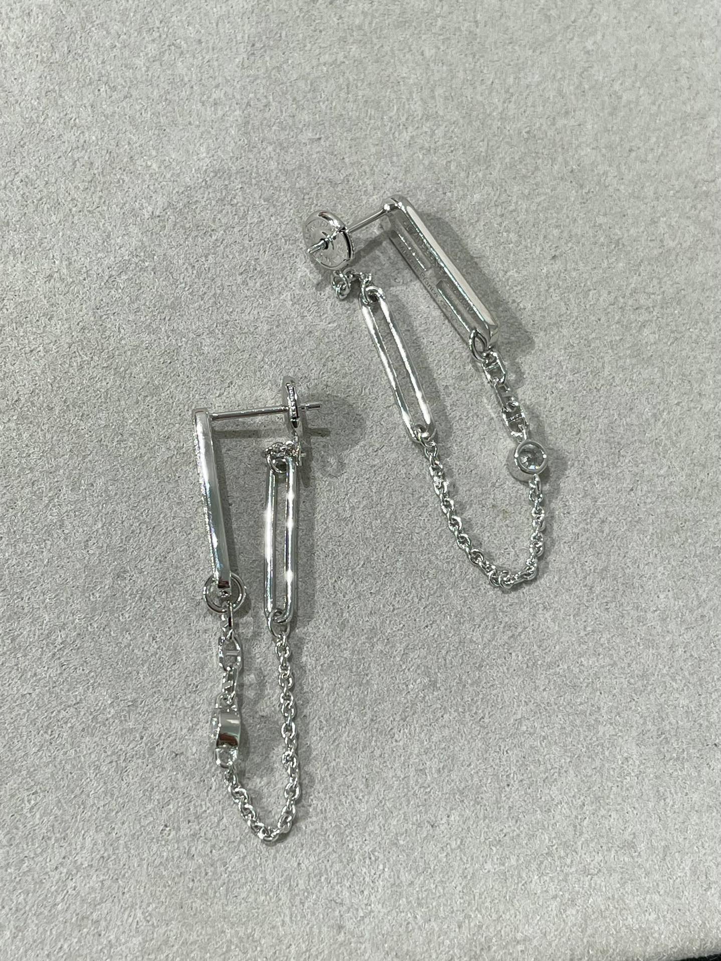 [Elite]CHAINE CHAOS DIAMOND DROP EARRINGS