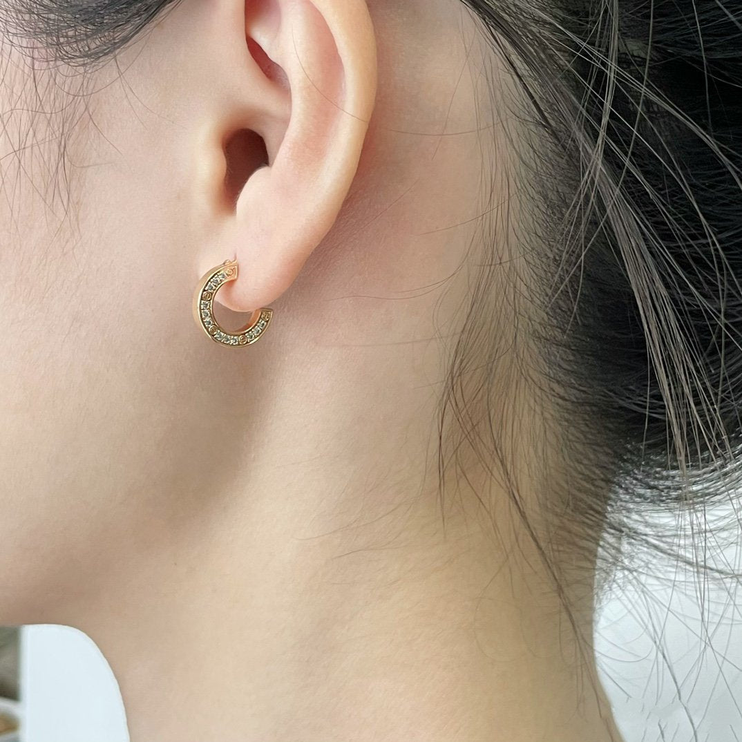 [Elite]LOVE DIAMOND EARRINGS