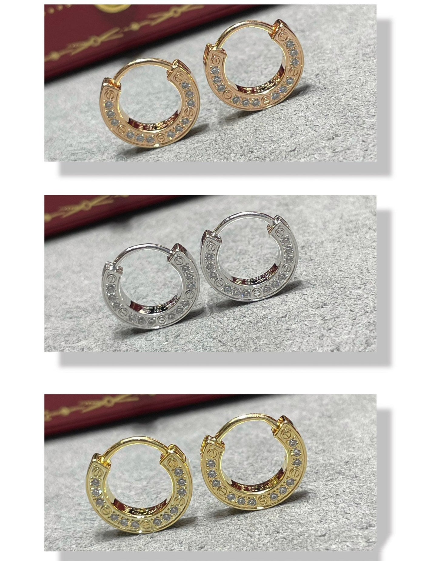 [Elite]LOVE DIAMOND EARRINGS
