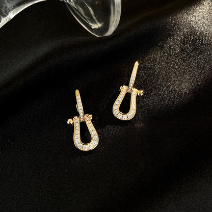 [Elite]FORCE 10 FULL DIAMOND DROP EARRINGS MEDIUM MODEL
