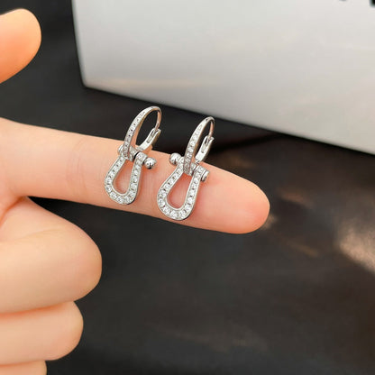 [Elite]FORCE 10 FULL DIAMOND DROP EARRINGS MEDIUM MODEL