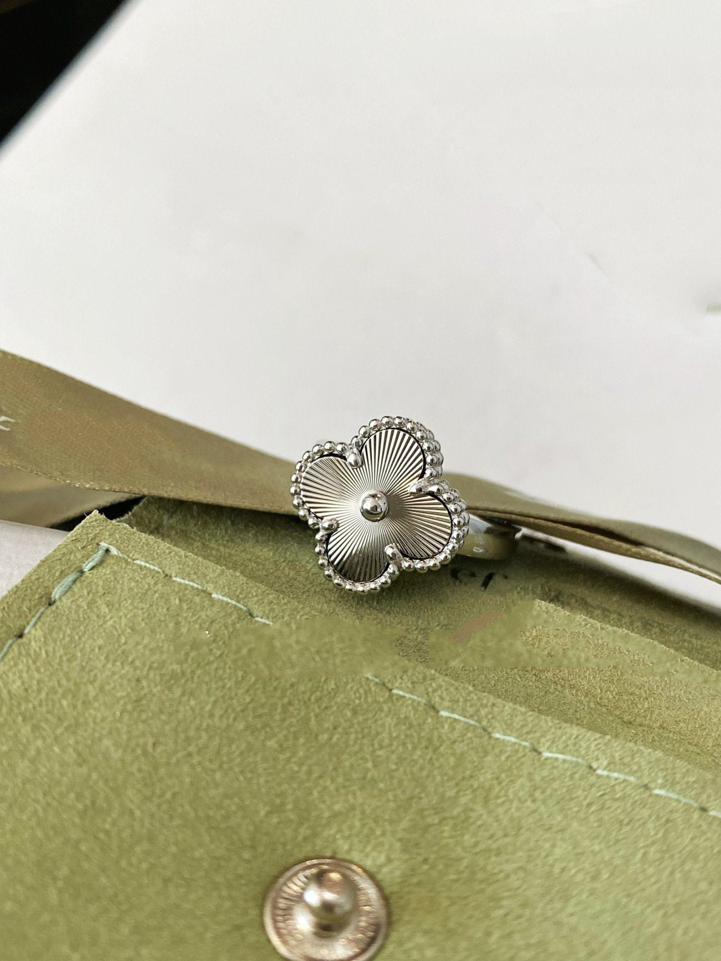 [Elite]CLOVER SILVER RING