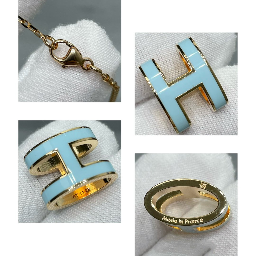 [Elite]POP H SKY BLUE NECKLACE