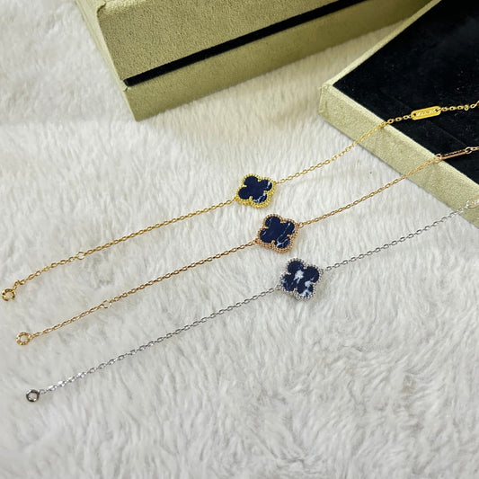 [Elite]CLOVER 1 MOTIF PIETERSITE BRACELET