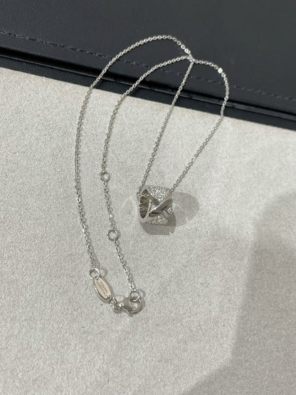 [Elite]LIENS EVIDENCE DIAMOND PAVED NECKLACE